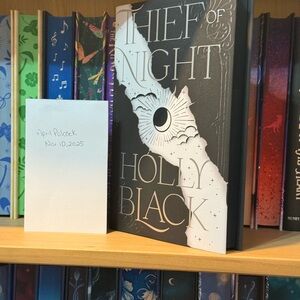 Illumicrate Thief of Night' Hardcover Book - Black and White